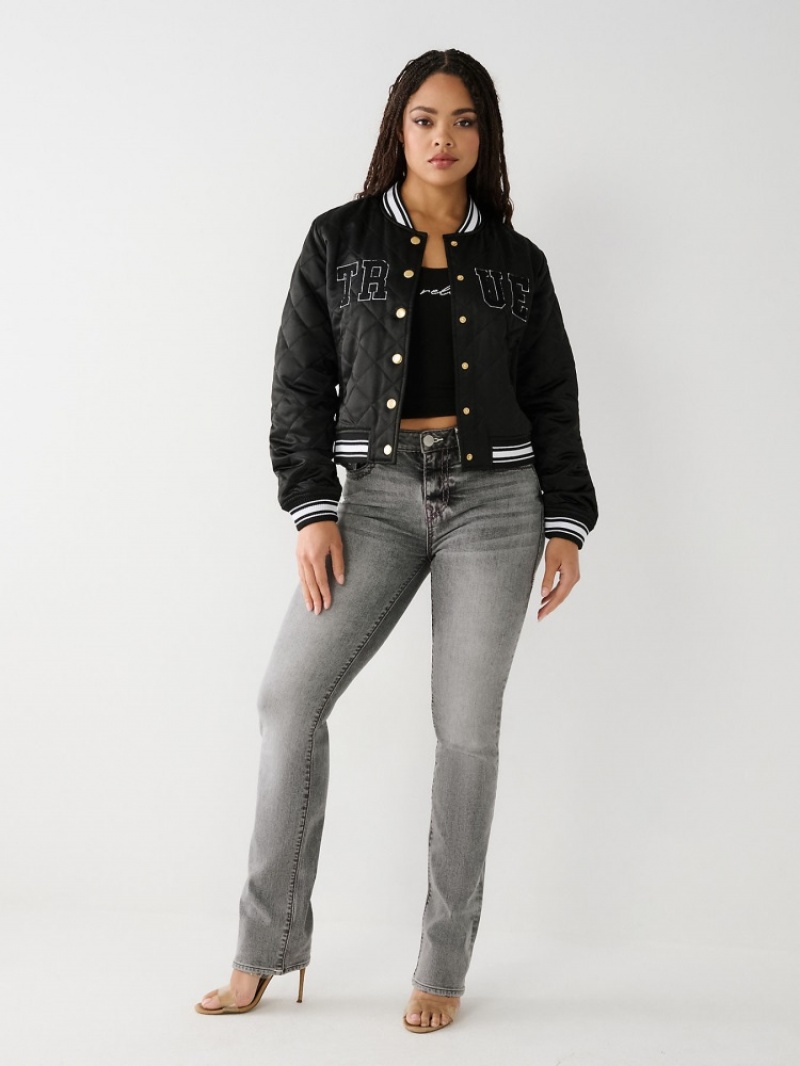 Veste Bomber True Religion True Femme Jaune | TNS-06542690