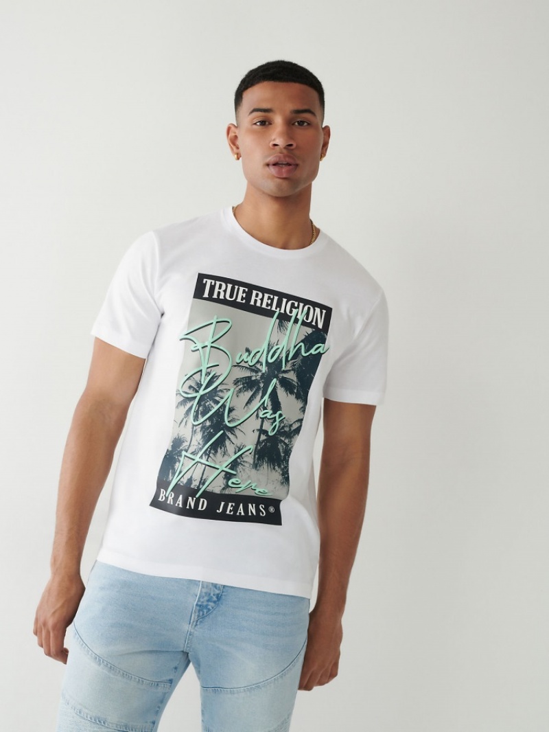 T Shirts True Religion Graphique Logo Homme Noir | AYK-51791758