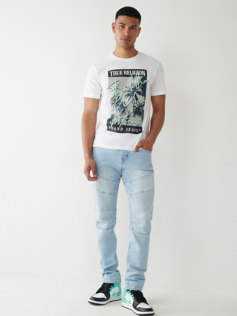 T Shirts True Religion Graphique Logo Homme Noir | AYK-51791758