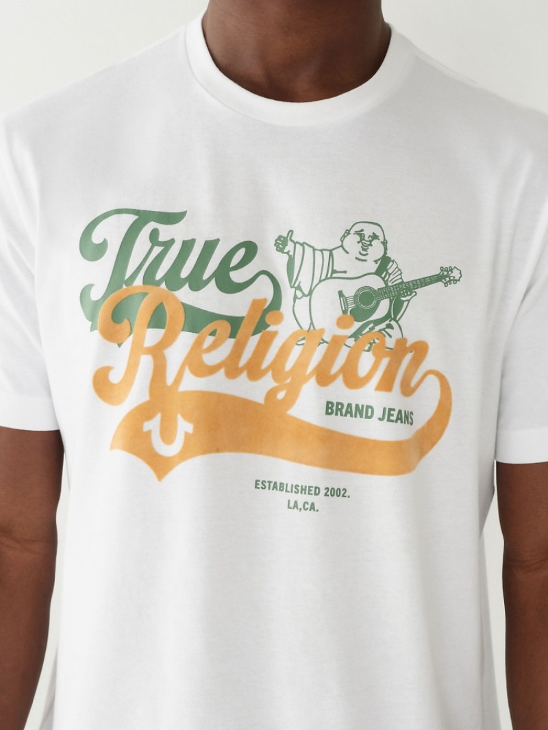 T Shirts True Religion Buddha Relaxed Homme Noir | ZJS-93570785