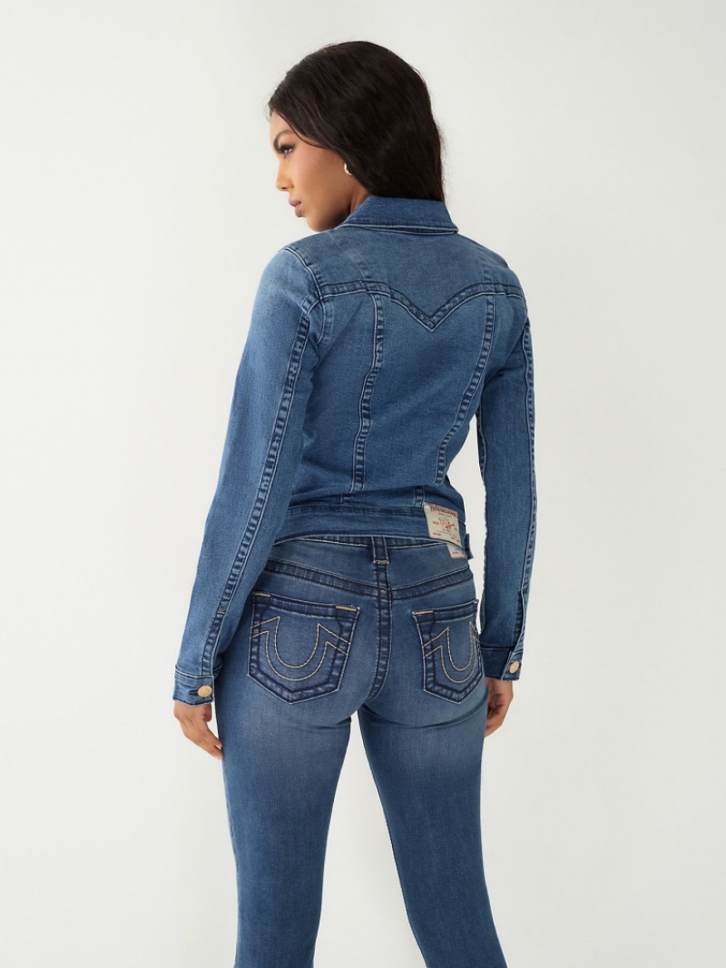 Veste Jimmy True Religion Jimmy Femme Bleu Marine | LSK-87360555