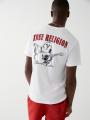 T Shirts True Religion Buddha Logo Homme Noir | CZR-05623732