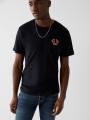 T Shirts True Religion Buddha Logo Homme Noir | CZR-05623732