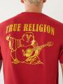 T Shirts True Religion Buddha Logo Homme Noir | CZR-05623732