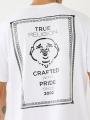 T Shirts True Religion Buddha Logo Homme Noir | CZR-05623732