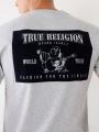 T Shirts True Religion Buddha Logo Homme Noir | CZR-05623732