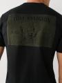 T Shirts True Religion Buddha Logo Homme Noir | CZR-05623732