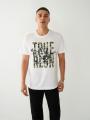 T Shirts True Religion Buddha Logo Homme Noir | CZR-05623732