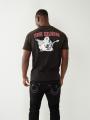 T Shirts True Religion Buddha Logo Homme Noir | CZR-05623732