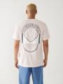 T Shirts True Religion Buddha Logo Homme Noir | CZR-05623732