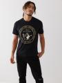 T Shirts True Religion Buddha Logo Homme Noir | CZR-05623732