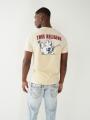 T Shirts True Religion Buddha Logo Homme Vert Olive | MVM-81559963