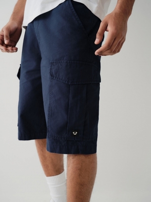 Short True Religion Cargo Corta Homme Bleu | ZTN-61709291