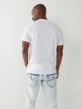 T Shirts True Religion Buddha Logo Homme Bleu Marine | BYM-06642707