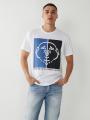 T Shirts True Religion Buddha Logo Homme Bleu Marine | BYM-06642707