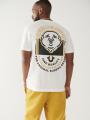 T Shirts True Religion Buddha Logo Homme Bleu Marine | BYM-06642707