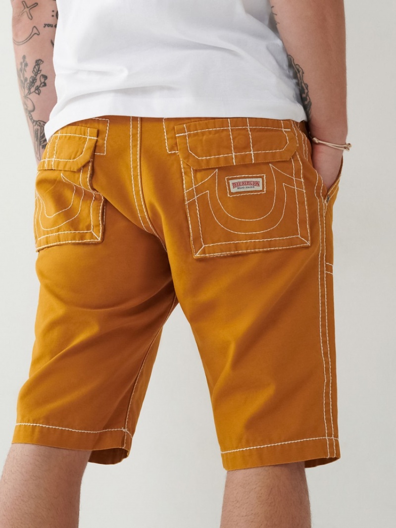 Short True Religion Big T Pocket Corta Homme Blanche Bleu Marine | APR-74148462