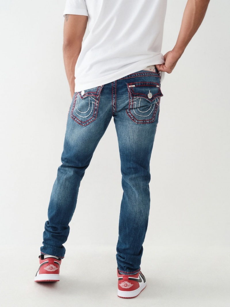 Big T & Super T Stitch True Religion Rocco Super T Stitch Mince Jean Homme Beige | PSL-82095285