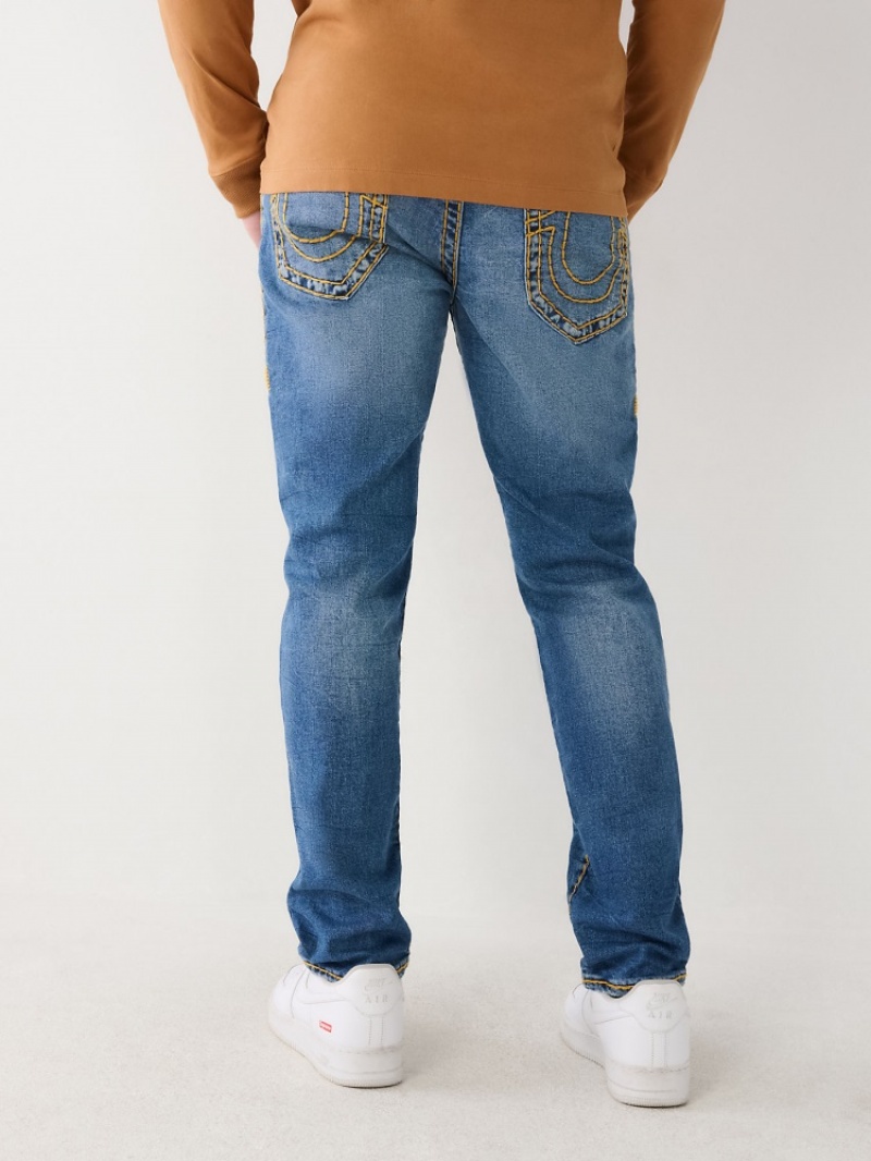 Big T & Super T Stitch True Religion Rocco Super T Mince Jean Homme Blanche Bleu | JJZ-23483156