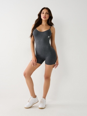 Hauts True Religion Seamless Corta Bodysuit Femme Bleu | HTA-02459218