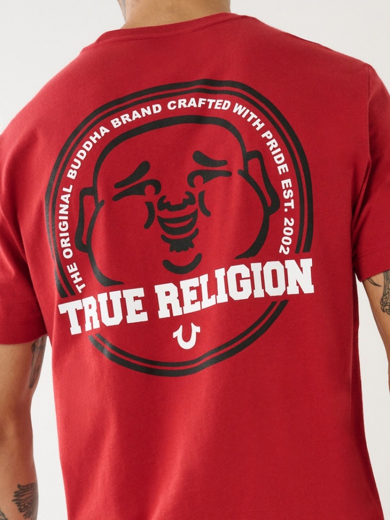 T Shirts True Religion Buddha Logo Homme Noir | ZIF-03562594