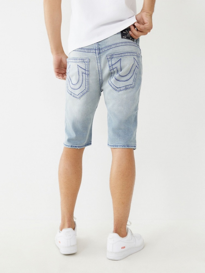 Big T & Super T Stitch True Religion Rocco Super Q Stitch Mince Corta Homme Orange Rose | OJG-27996746