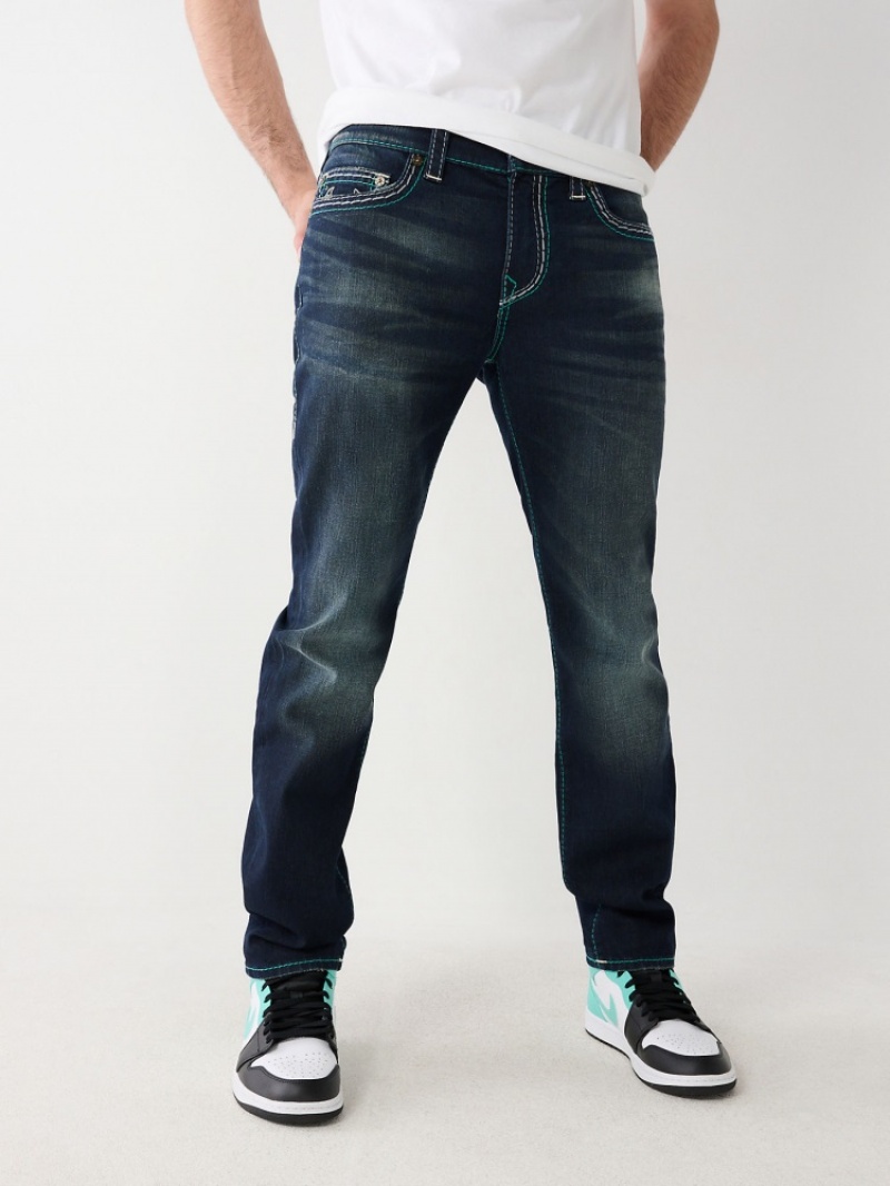 Big T & Super T Stitch True Religion Rocco Mb3 Mega Big T Mince Jean Homme Kaki | ERI-34855684