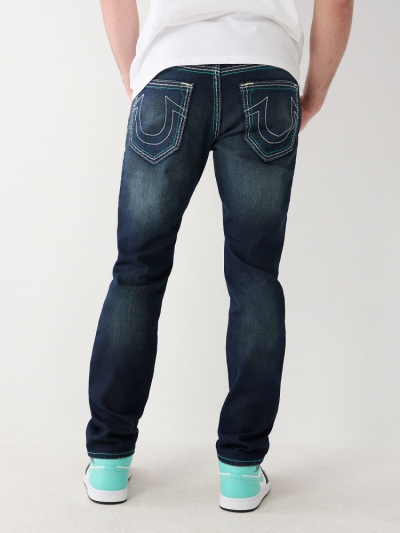 Big T & Super T Stitch True Religion Rocco Mb3 Mega Big T Mince Jean Homme Kaki | ERI-34855684