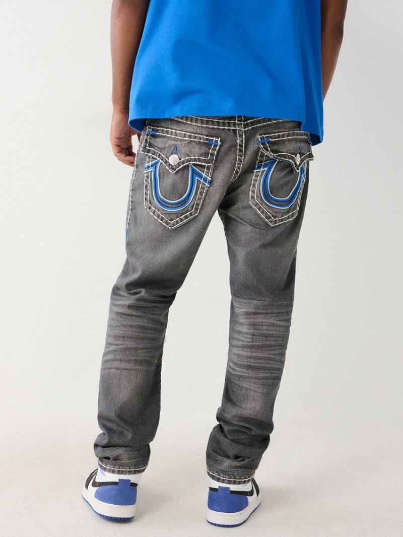 Big T & Super T Stitch True Religion Rocco Double Raised Hs Super T Mince Jean Homme Bleu | OJJ-70828970