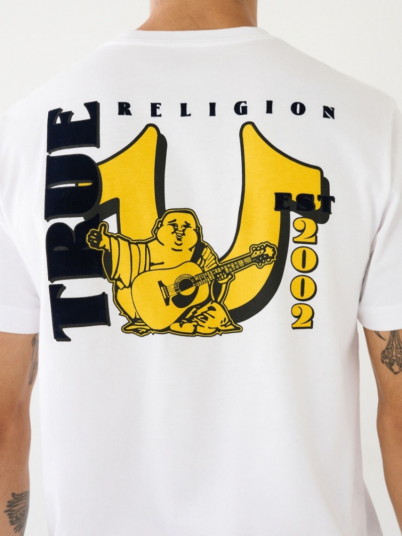 T Shirts True Religion Buddha Logo Homme Noir | SDU-84288582