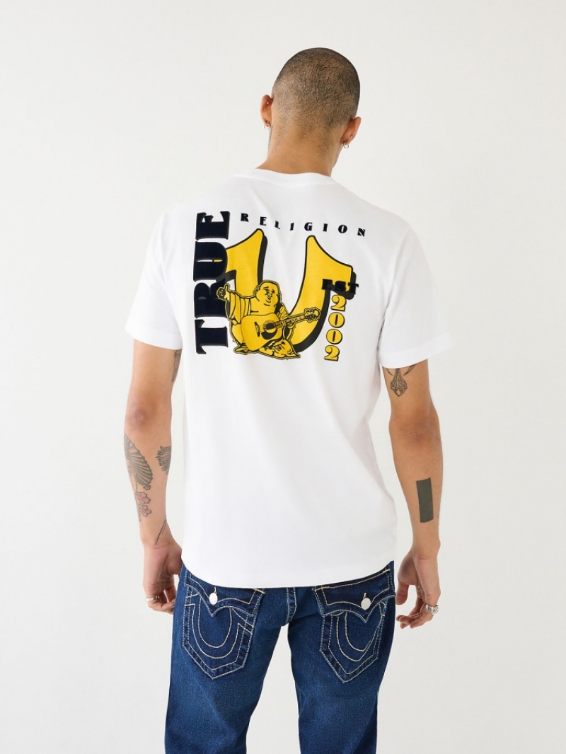 T Shirts True Religion Buddha Logo Homme Noir | SDU-84288582