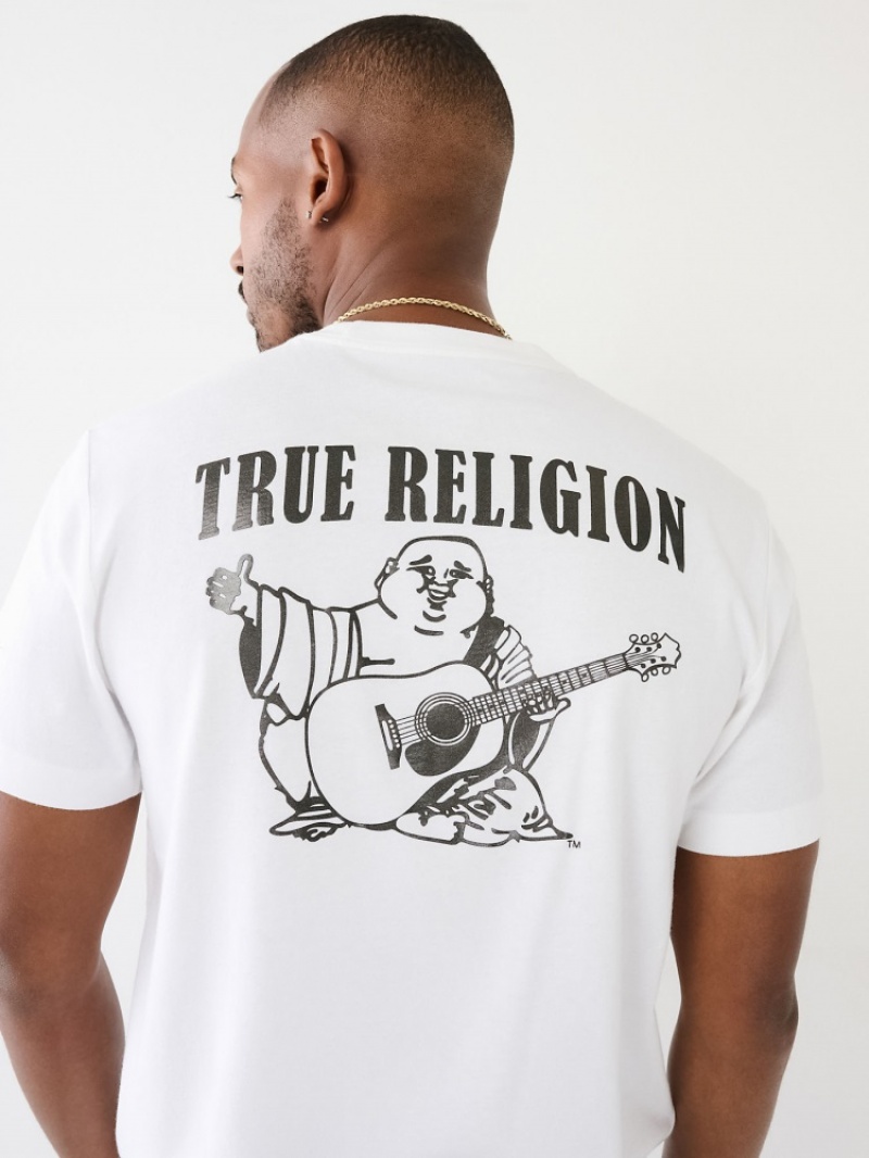 T Shirts True Religion Buddha Logo Homme Bleu Marine | ATQ-54293062