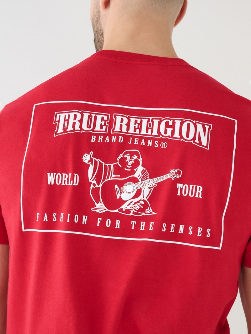 T Shirts True Religion Buddha Logo Homme Kaki | SNK-51204761