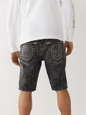 Big T & Super T Stitch True Religion Ricky Super T Droit Corta Homme Blanche Noir | HNO-72754315