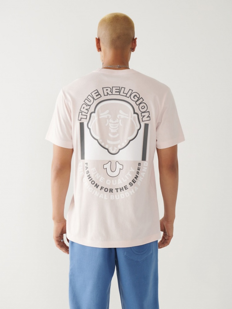 T Shirts True Religion Buddha Logo Homme Noir | ODL-21527079