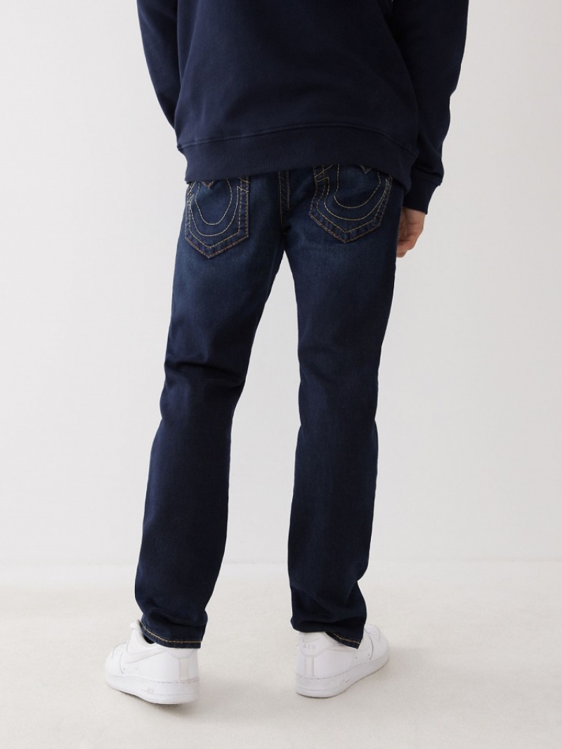 Big T & Super T Stitch True Religion Geno Big T Slim Jean Homme Bleu Marine | SLW-75100258